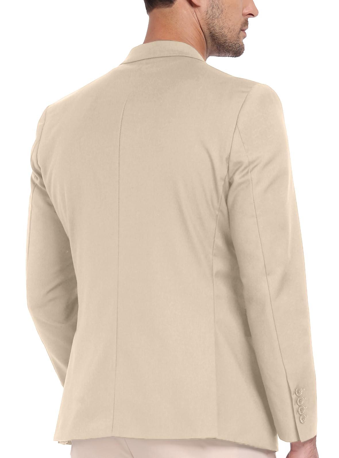 Slim Fit Men's Suit Jacket - Lightweight Business Blazer for Wedding, Office & Summer Casual Wear | Breathable Sport Coat for Daily Use & Special Occasions