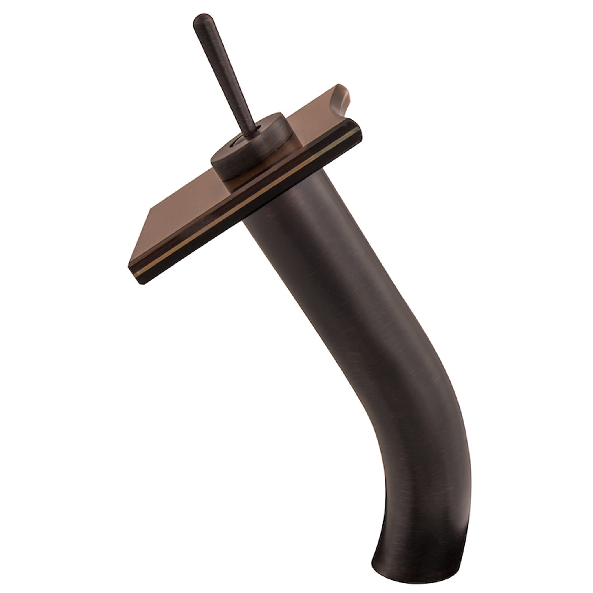 Novatto GF-011ORB-T-PUD Square Bathroom Faucet in Oil Rubbed Bronze Finish - Perfect for Modern Vanities and Powder Rooms