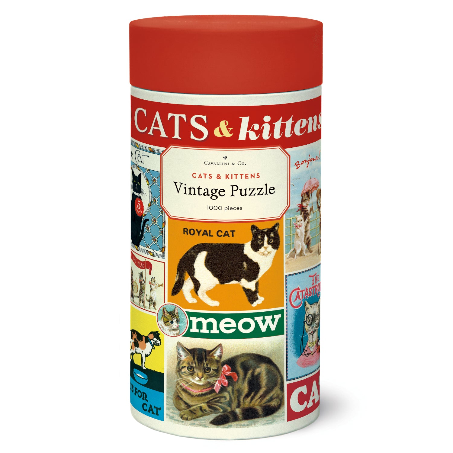 Fun Cats & Kittens Jigsaw Puzzle for Adults & Kids - 500 Piece Animal Puzzle for Family Game Night & Relaxation