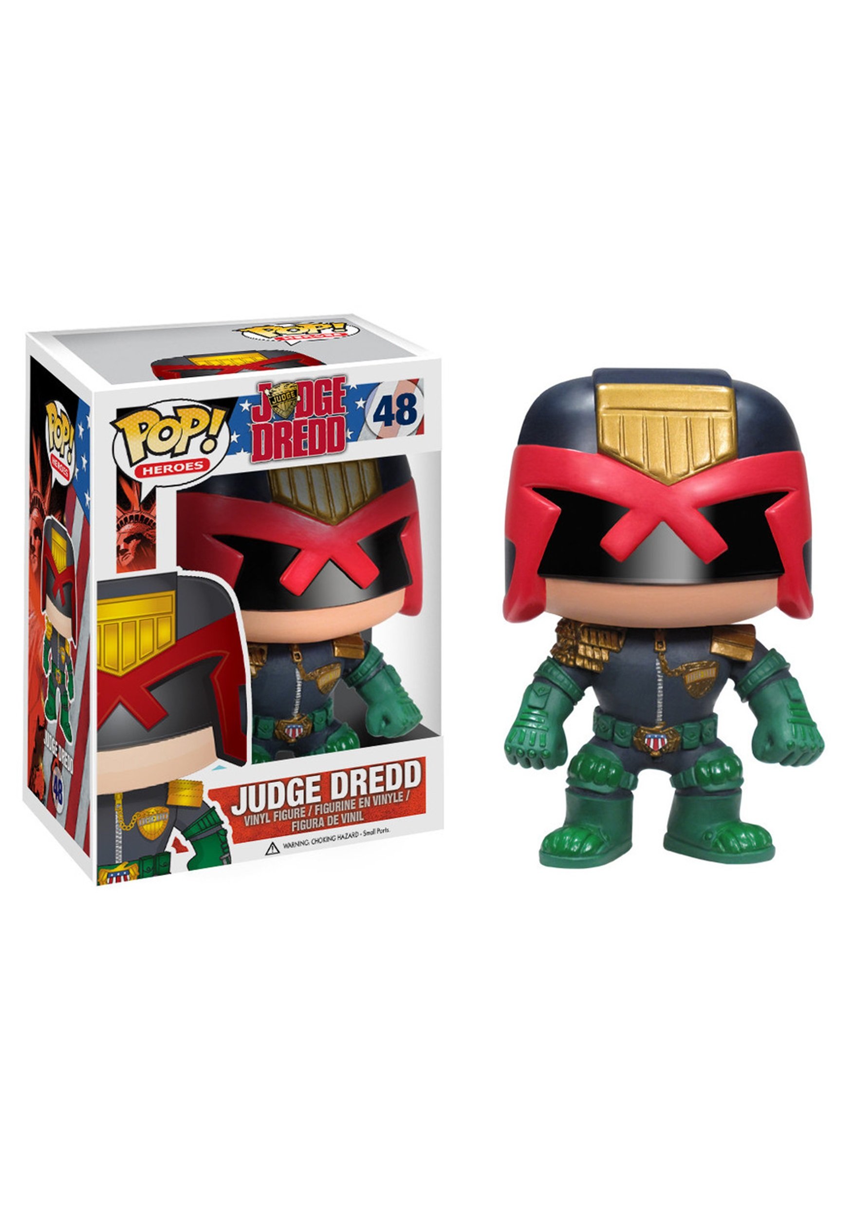 Funko Pop! Vinyl Figure - Judge Dredd Collectible Toy for Comic Book & Movie Fans | Perfect for Display, Gifts, and Pop Culture Collections