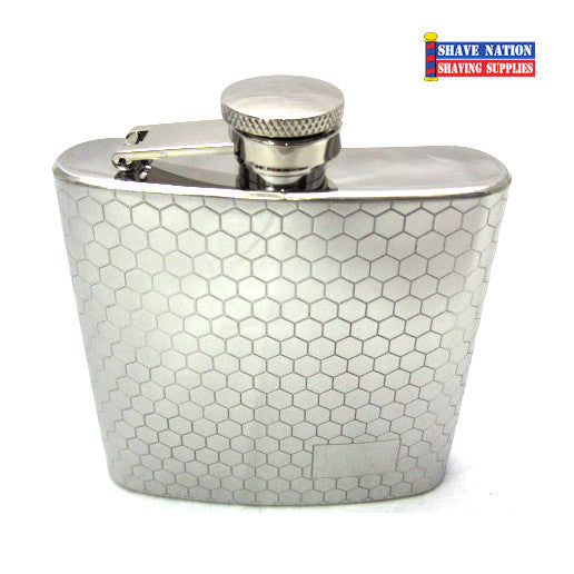 Premium Stainless Steel Honeycomb Design 6oz Flask - Perfect for Outdoor Adventures, Camping, Hiking & Travel