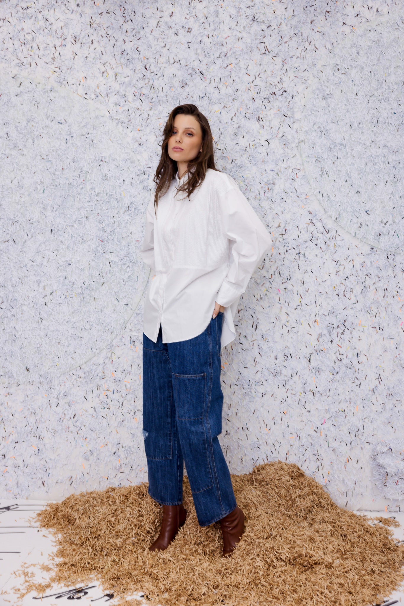 M.A. Dainty Bobby Pin Shirt - Elegant Women's Fashion Top for Work, Party & Casual Wear | Perfect for Office, Date Night & Everyday Style