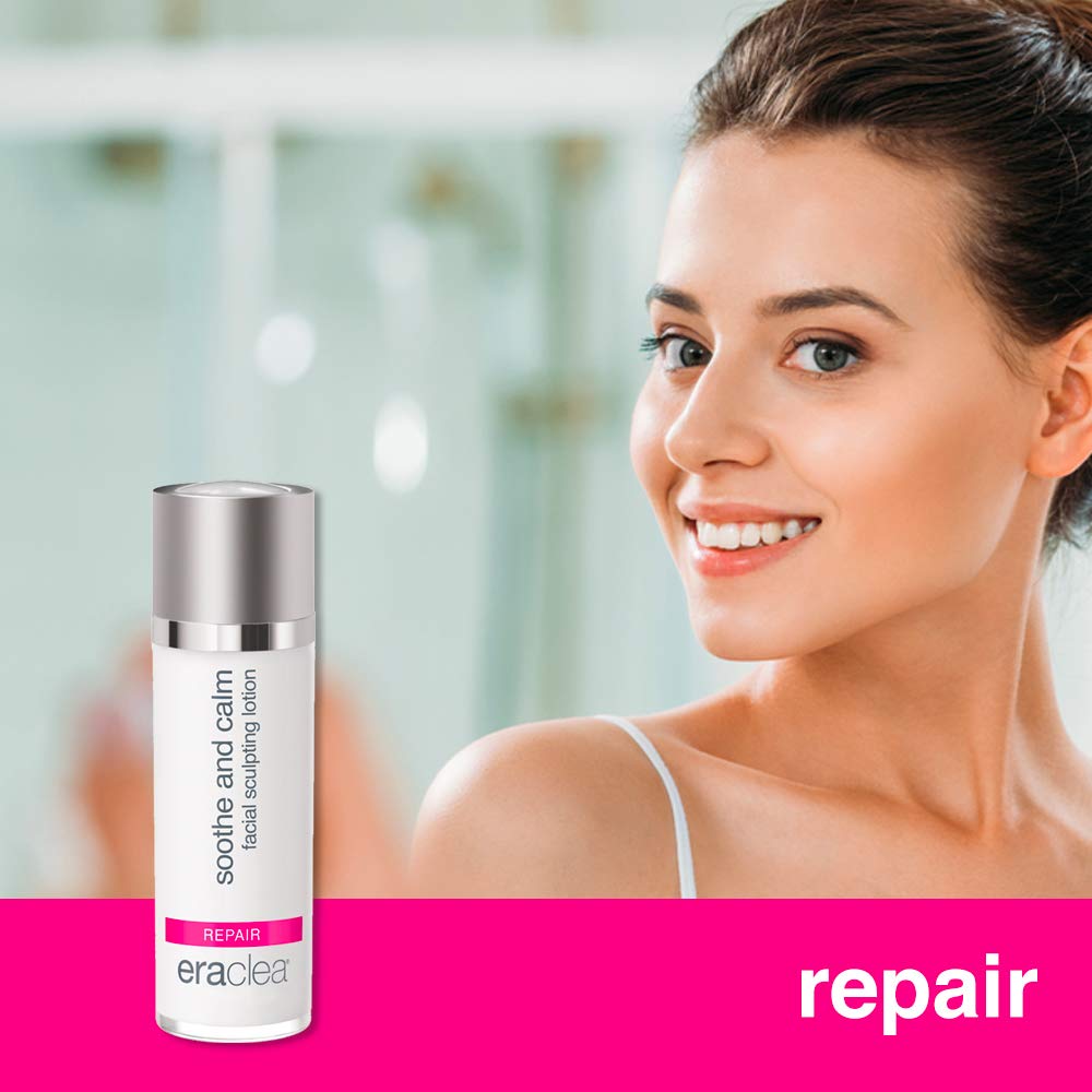 Eraclea Anti-Puffiness Facial Lotion with Niacinamide, Arnica & Hyaluronic Acid - Soothing Firming Face Cream for Lymphatic Drainage & Skin Calming (1 fl oz) - Perfect for Morning Skincare Routine & Post-Treatment Recovery