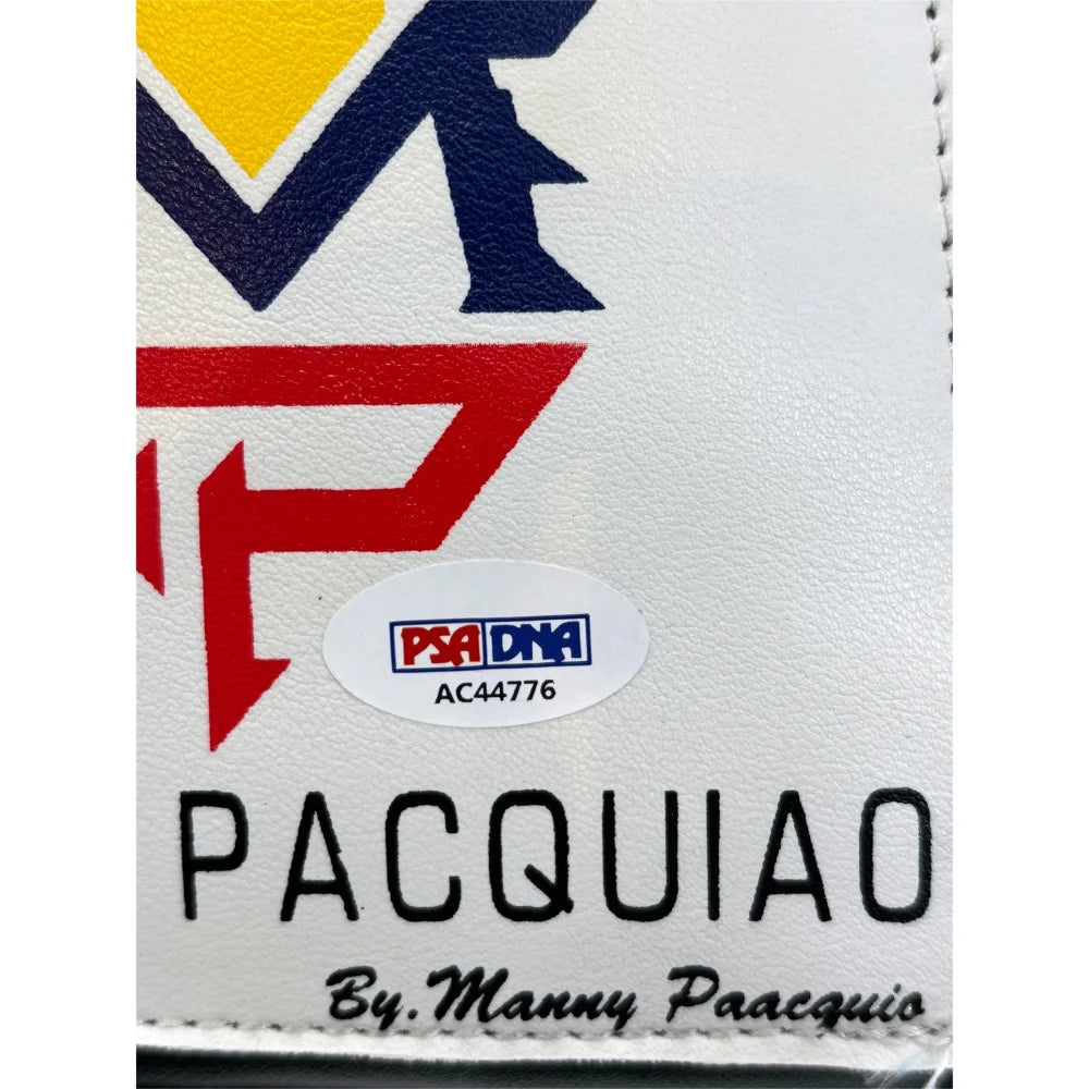 Authentic Manny Pacquiao Autographed Black Boxing Glove with PSA/DNA COA - Signed Memorabilia for Boxing Fans & Collectors | Perfect for Display, Gifts, and Sports Memorabilia Collections