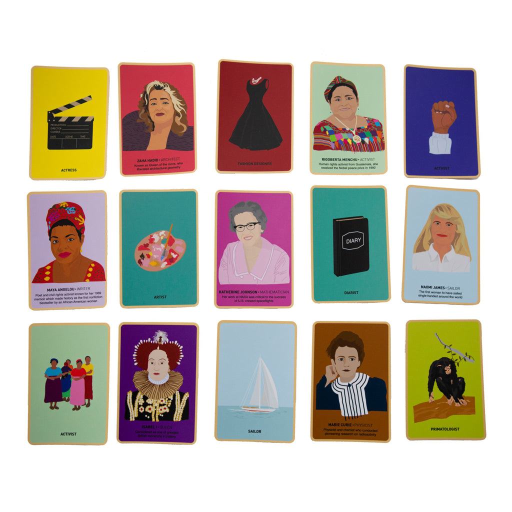 Best Women Memory Game for Kids & Adults - Fun Educational Matching Card Game for Family Game Night, Classroom Activities & Brain Training