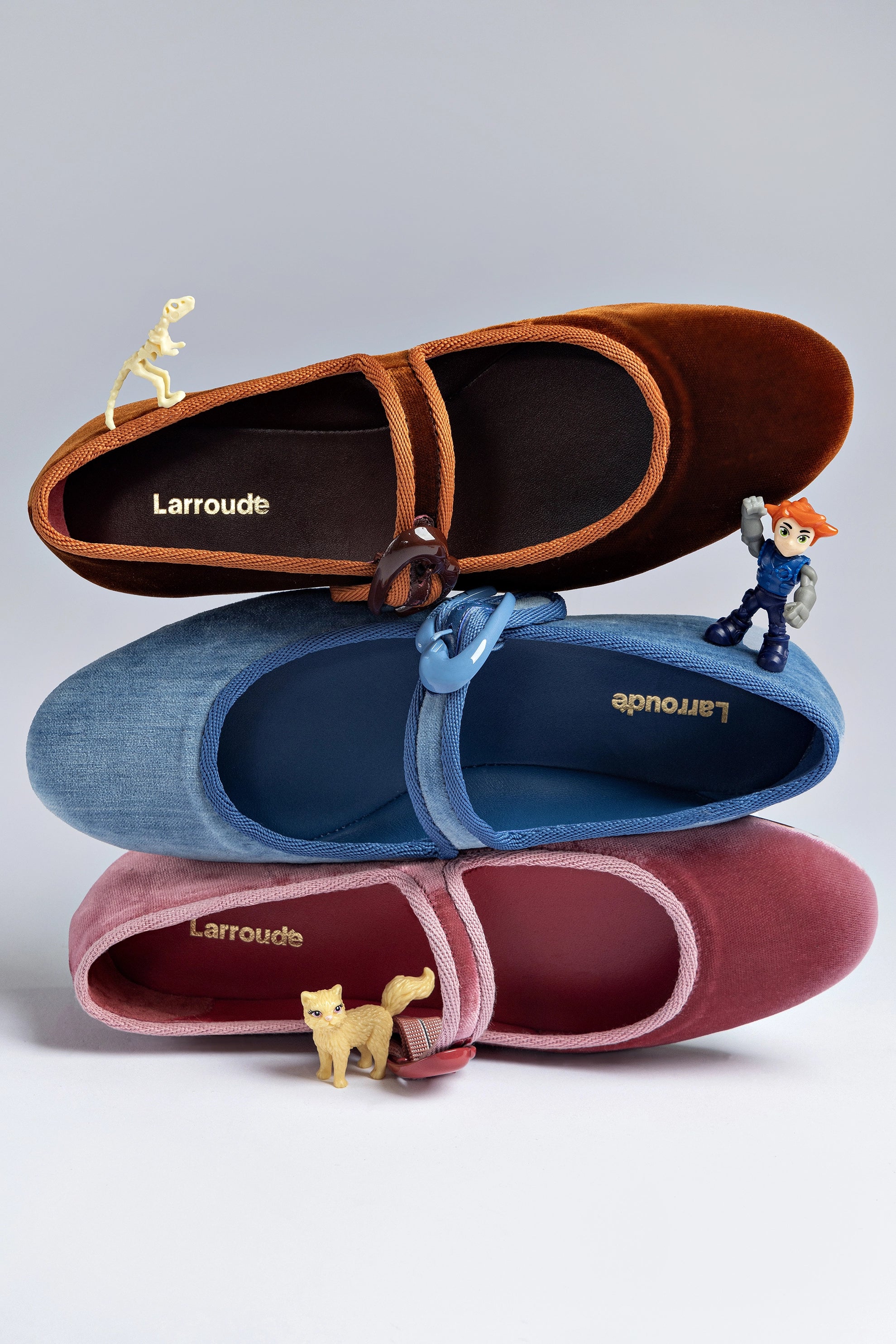 Verona Ballet Flats in Genuine Leather Velvet - Elegant & Comfortable Women's Shoes for Work, Casual Wear & Special Occasions