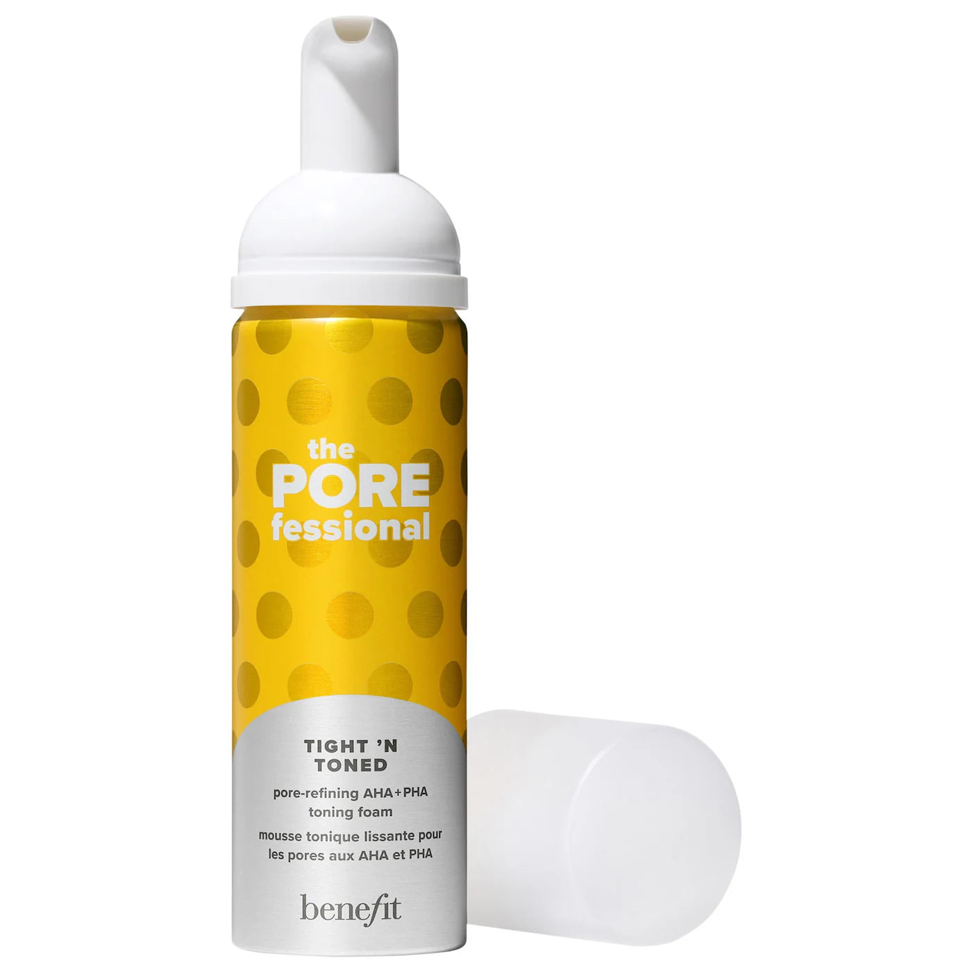 Benefit Cosmetics The POREfessional Tight 'n Toned Pore Refining AHA+PHA Toner 133ml - Exfoliating Facial Toner for Oily & Combination Skin | Minimize Pores & Brighten Complexion | Perfect for Daily Skincare Routine & Prep Before Makeup