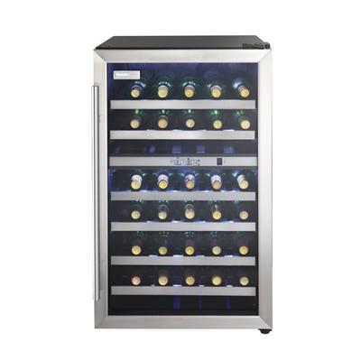 Danby 38 Bottle Freestanding Wine Cooler DWC114BLSDD - Perfect for Home Bars, Restaurants & Wine Cellars