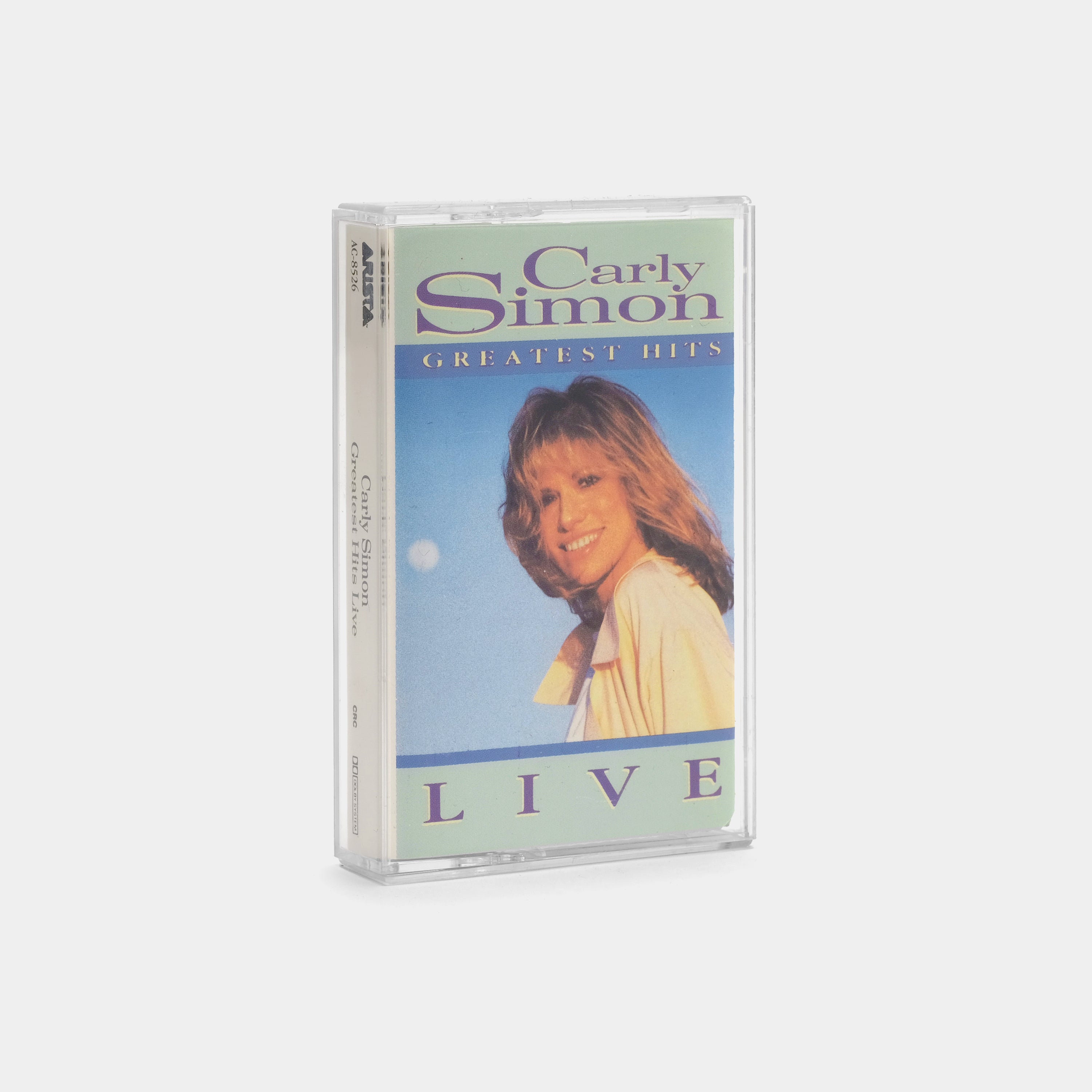 Carly Simon Greatest Hits Live Cassette Tape - Vintage Music Collection for Audiophiles & Collectors - Perfect for Home Listening, Car Stereo & Retro Music Enthusiasts