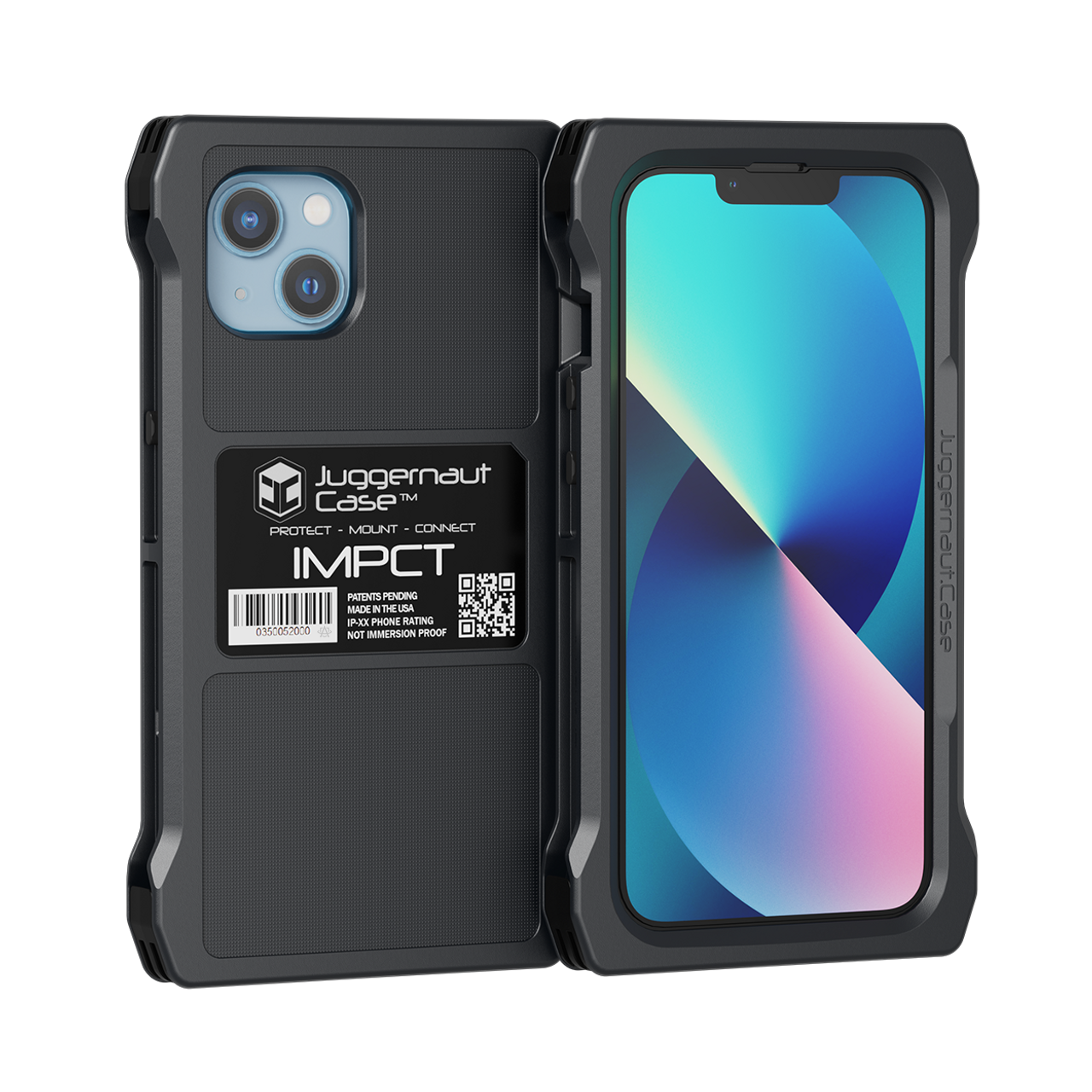 Premium iPhone 13 IMPCT Shockproof Case - Made in USA | Durable Protection for Everyday Use, Work & Travel