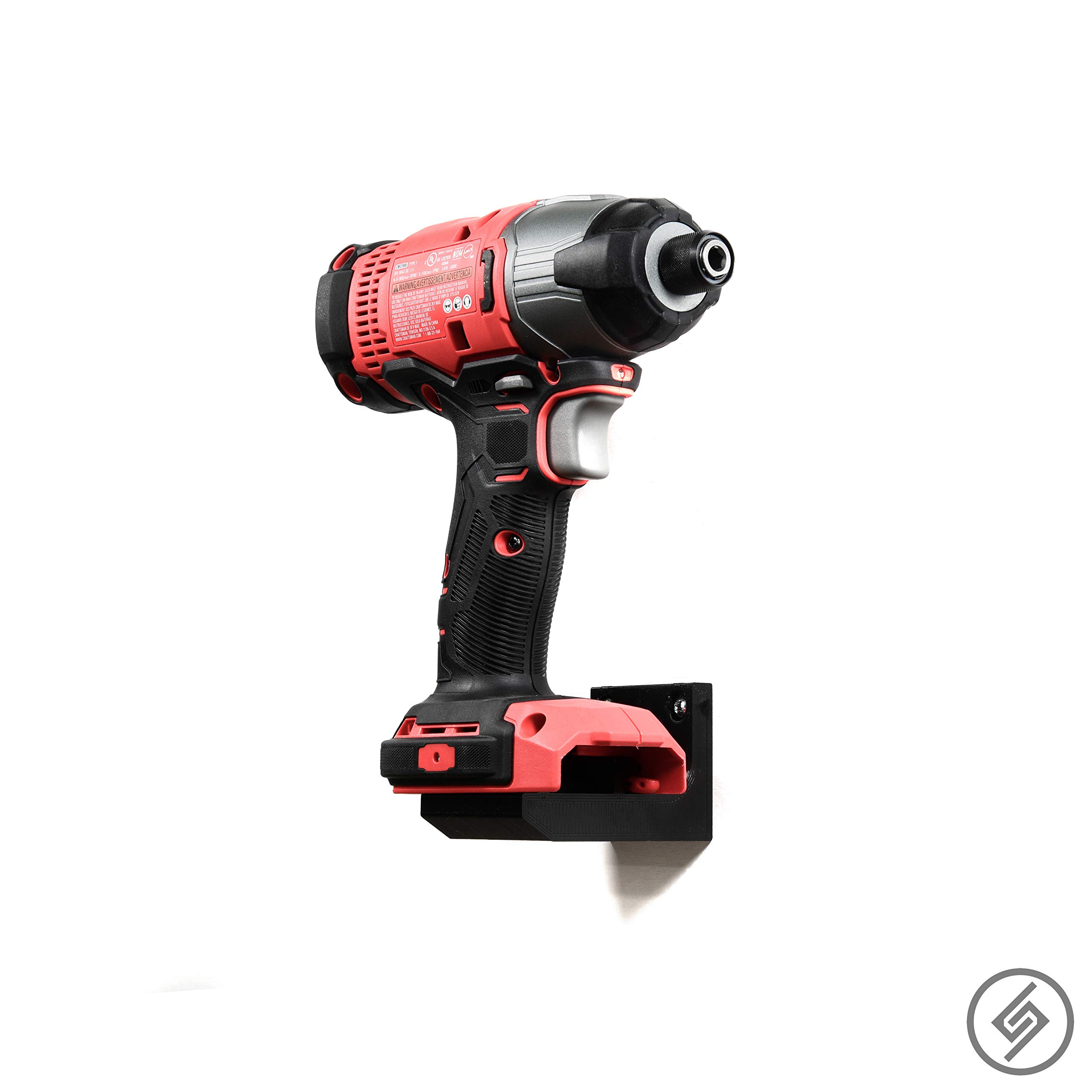 **Spartan Mounts Wall Hook Holder for Craftsman 20V Tools - Heavy Duty Low Profile Bracket for Power Tool Storage & Garage Organization - Perfect for DIY Craft Room & Workshop Accessories**
