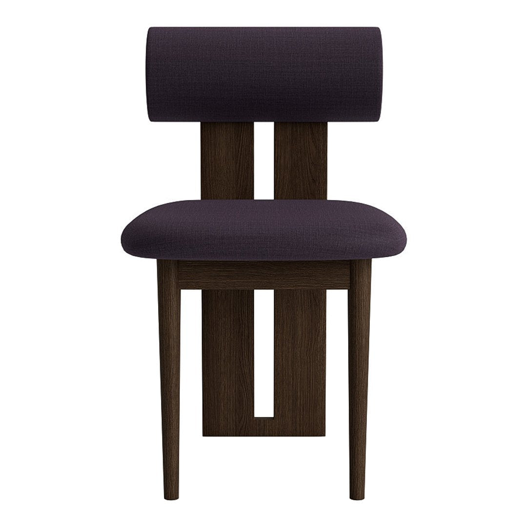 Modern Hippo Side Chair - Sturdy Wooden Accent Chair for Dining Room, Living Room & Office - Comfortable & Stylish Home Decor