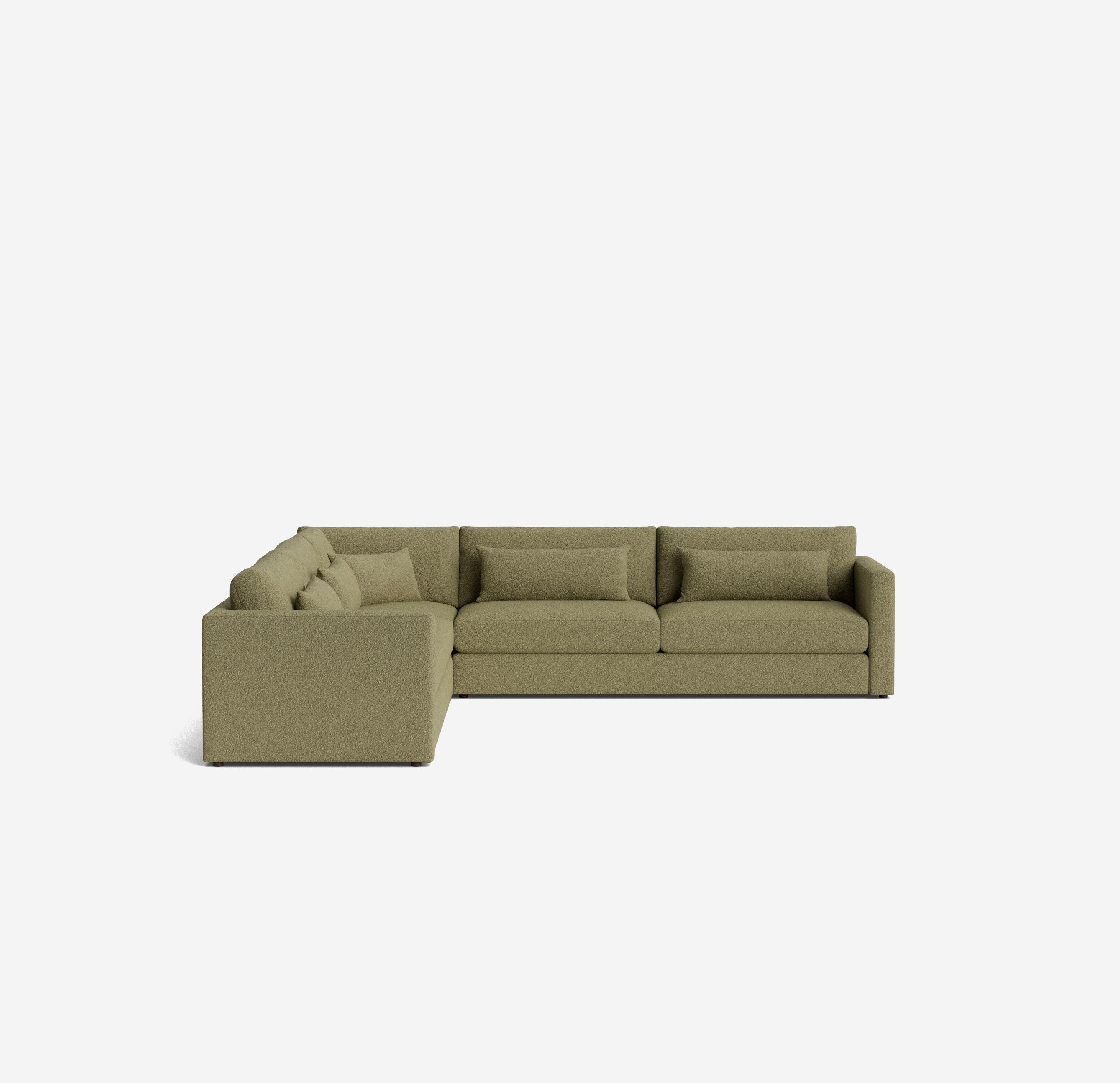 Durham Corner Sectional Sofa - Modern L-Shaped Couch with Storage | Comfortable Living Room Furniture for Small Spaces & Apartments