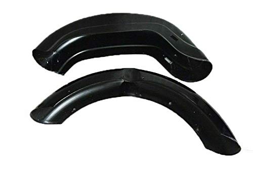 Royal Enfield 350 Black Painted Mudguard Fender & Tool Box Set - Compatible with Classic 350 Motorcycles - Perfect for Off-Road Riding and Motorcycle Maintenance