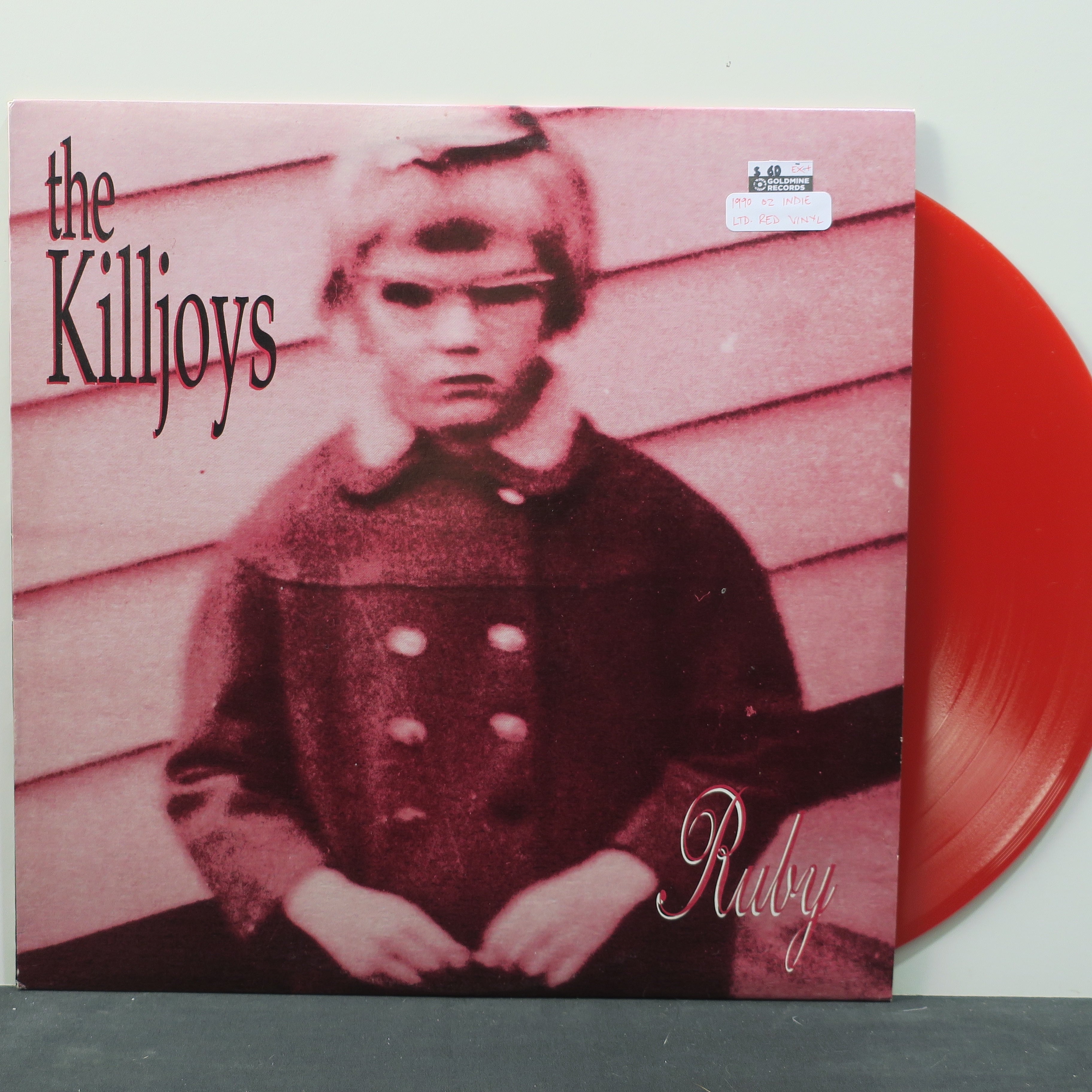 Killjoys 'Ruby' 1990 Oz Original Red Vinyl LP Record - Rare Collectible Music for Vinyl Enthusiasts & 90s Nostalgia Fans
