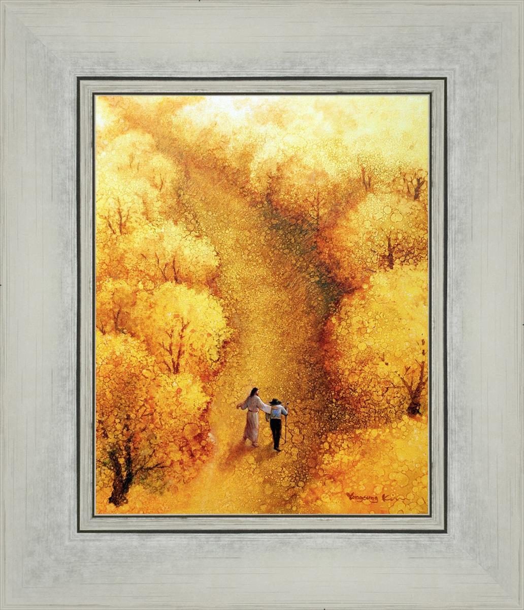 By Your Side - Heartwarming Art Print by Yongsung Kim | Christian Home Decor, Wall Art for Living Room & Bedroom | Perfect Gift for Weddings, Anniversaries & Housewarming
