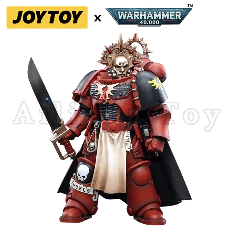 1/18 JOYTOY Warhammer 40K Blood Angels Veteran Action Figure Set (4PCS) - Highly Detailed Collectible Miniatures for Tabletop Gaming & Display