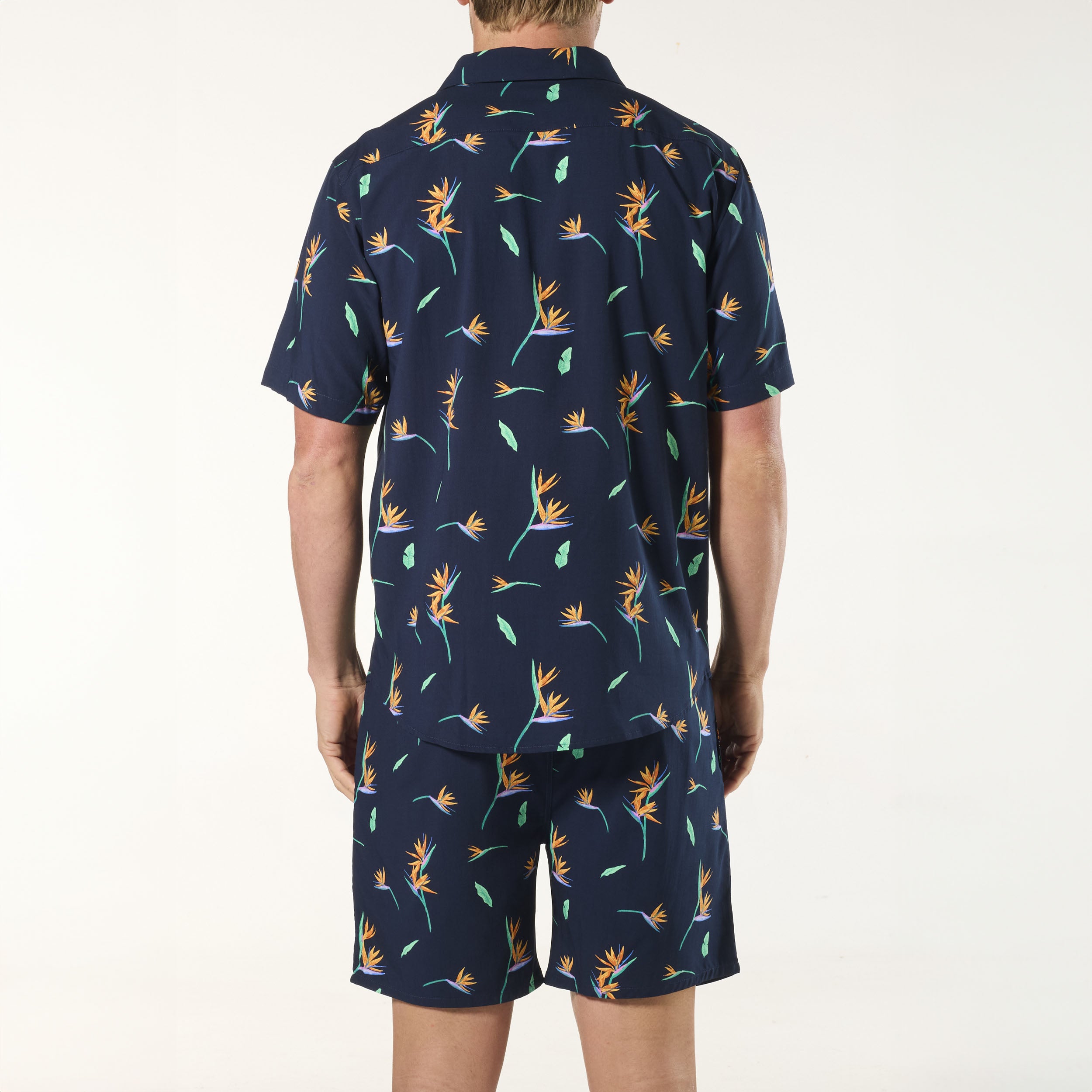 Men's Bamboo Pajama Set - Soft & Breathable Sleepwear for Comfortable Nights | Navy Blue Loungewear for Relaxing at Home