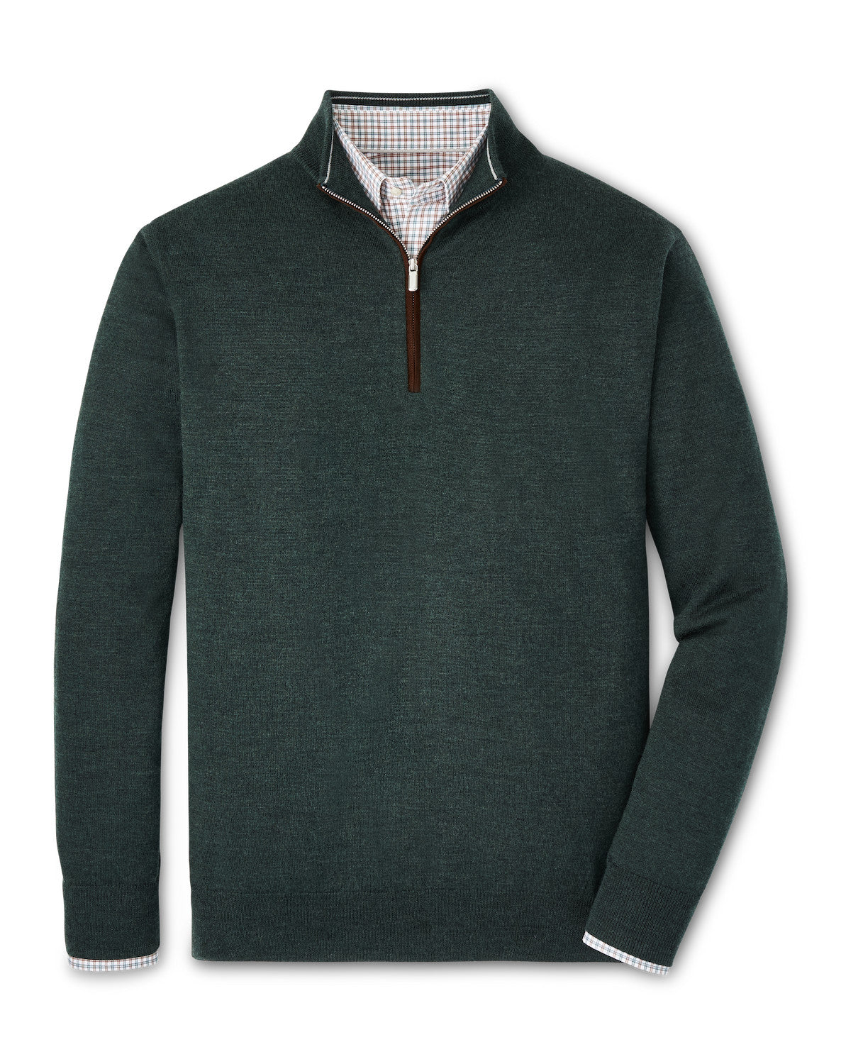 PETER MILLAR SDE TRIM 1/4 ZIP SWEATER - Men's Lightweight Quarter-Zip Pullover for Golf, Travel & Casual Wear
