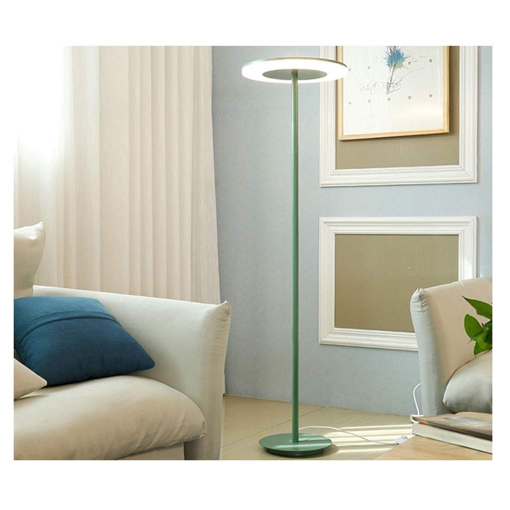 Modern LED Floor Lamp with Acrylic Shade - Adjustable Standing Light for Bedroom, Living Room & Office - Wrought Iron Design Indoor Lighting for Reading & Relaxation
