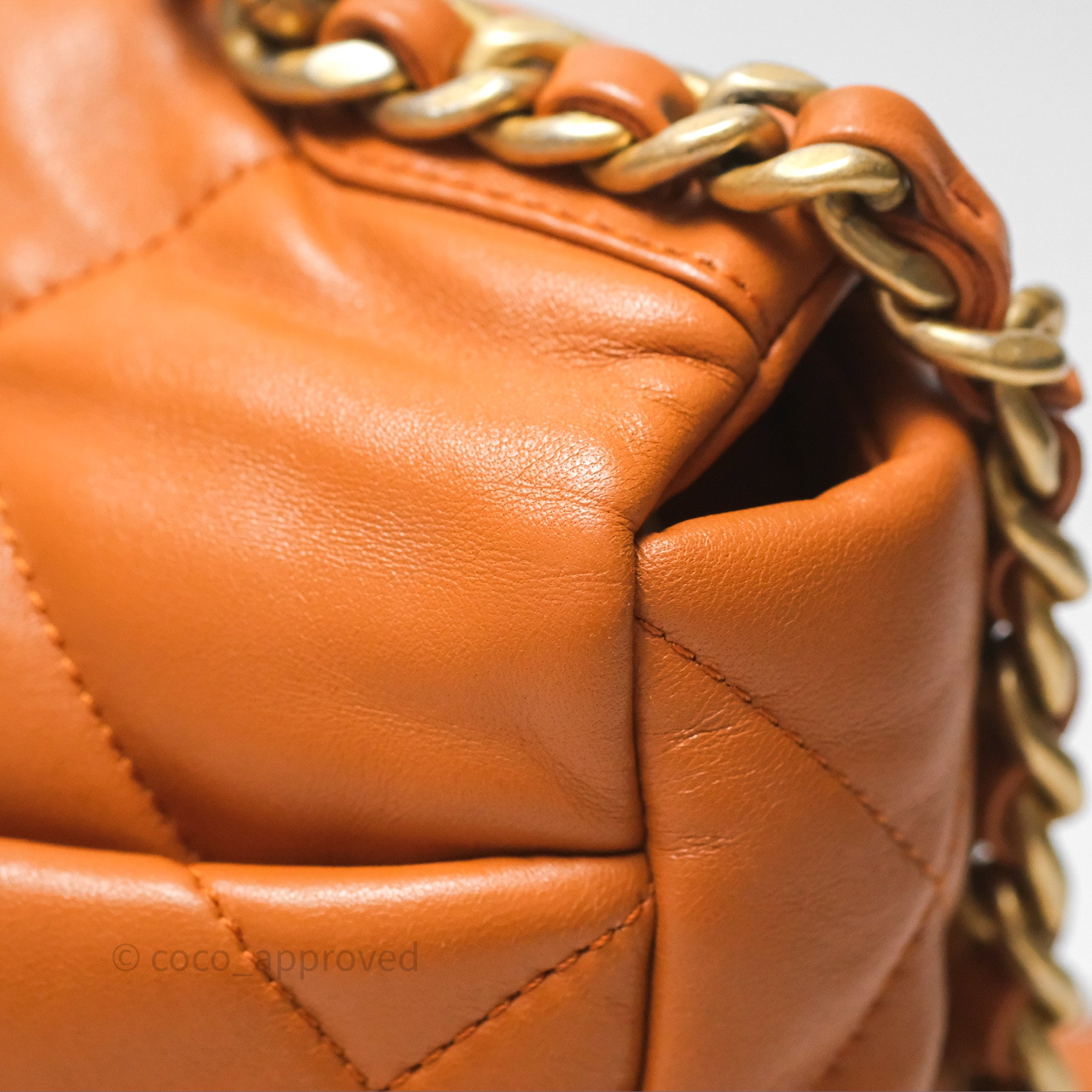 Chanel 19 Small Handbag in Caramel with Mixed Hardware - Luxury Designer Shoulder Bag for Women, Perfect for Date Nights & Special Occasions