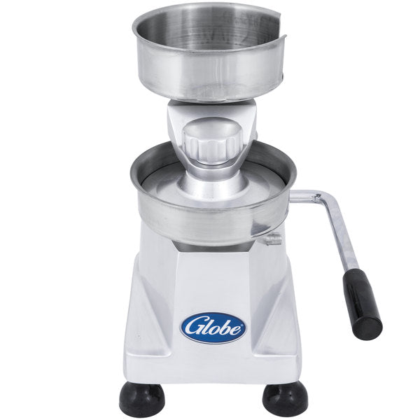 1/4 lb. Globe PP4 Manual Patty Press - Heavy Duty Hamburger Press for Perfect Patties - Ideal for Home Grilling, BBQ, and Restaurant Use