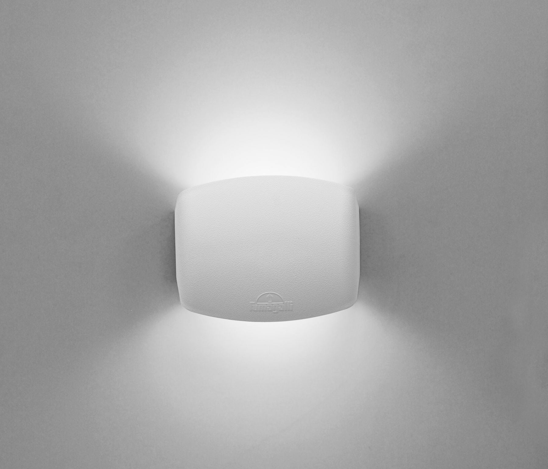 Abram 150mm 190mm 270mm Outdoor Wall Light - Up Down Lighting, Black Grey Finish for Patio Garden Deck Porch