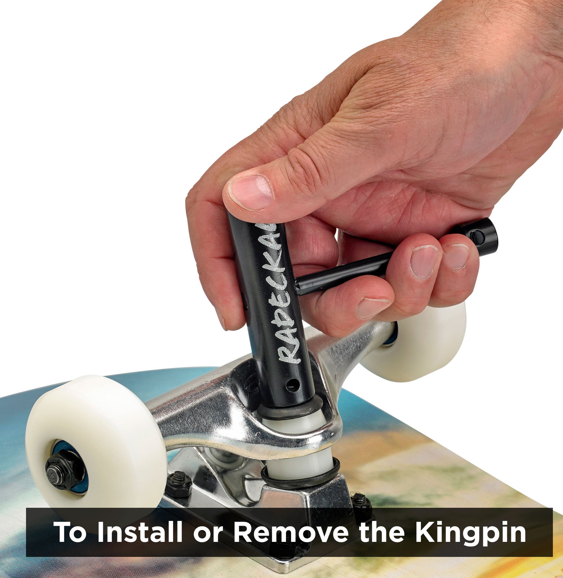 Compact Pocket Skate Tool - All-in-One T Tool for Skateboards, Longboards & Cruisers - Fits in Pocket - Perfect for On-the-Go Skateboard Maintenance & Repairs