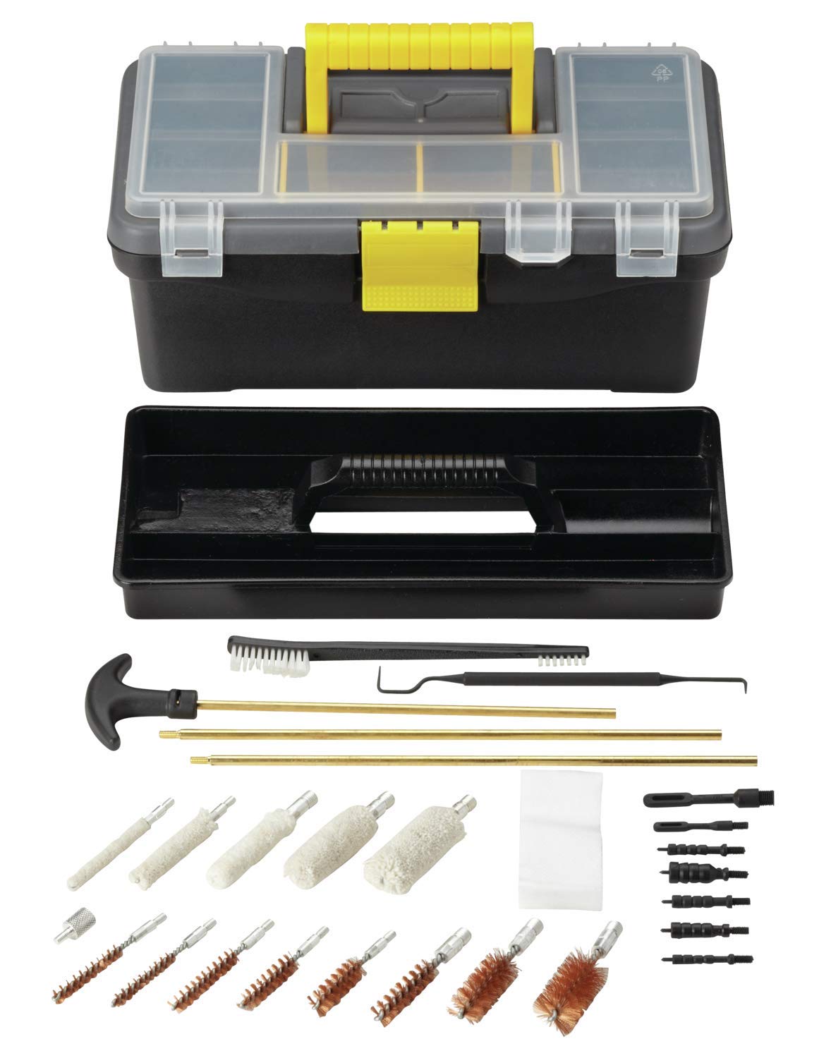 Outers Gun Cleaning Kit - Complete Firearm Maintenance Toolbox for Pistols, Rifles & Shotguns | Perfect for Home, Range & Hunting Use