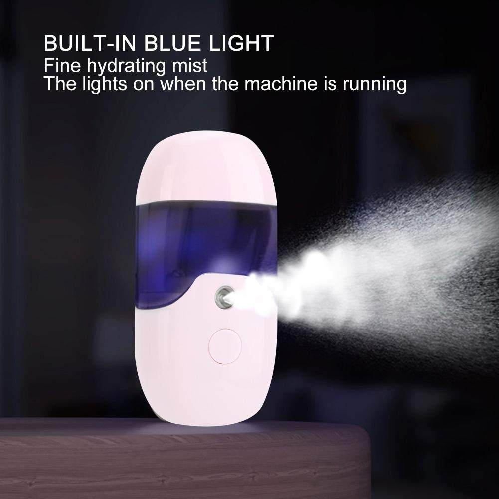 50ml USB Facial Mister - Portable Handheld Face Steamer & Hydrating Sprayer for Skin Care, Makeup Setting & Pore Cleaning | Perfect for Office, Travel & Home Beauty Routine