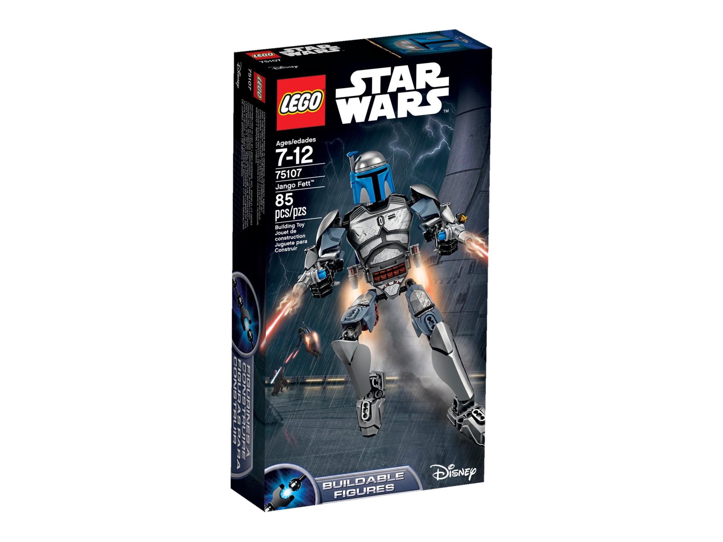LEGO Star Wars 75107 Jango Fett Building Kit - 1,000+ Pieces Collectible Model for Adults & Kids - Perfect for Star Wars Fans, Gift Giving & Display Scenes