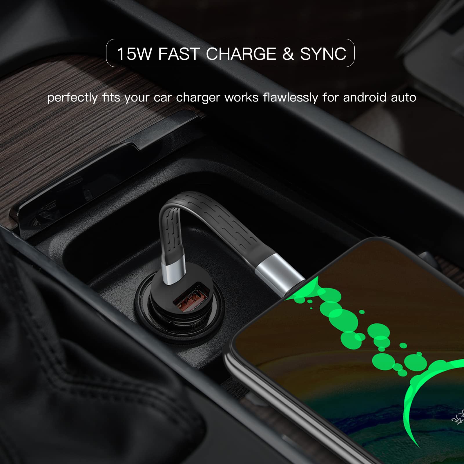 10Gbps USB C to USB C Cable 3A Fast Charging - 5