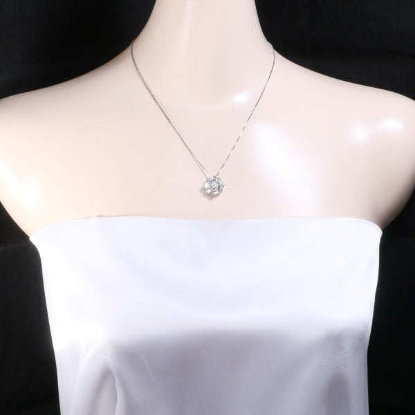18K White Gold Diamond Pendant Necklace for Women - Elegant & Timeless Jewelry Gift for Anniversary, Wedding, Valentine's Day - Perfect for Special Occasions & Everyday Luxury