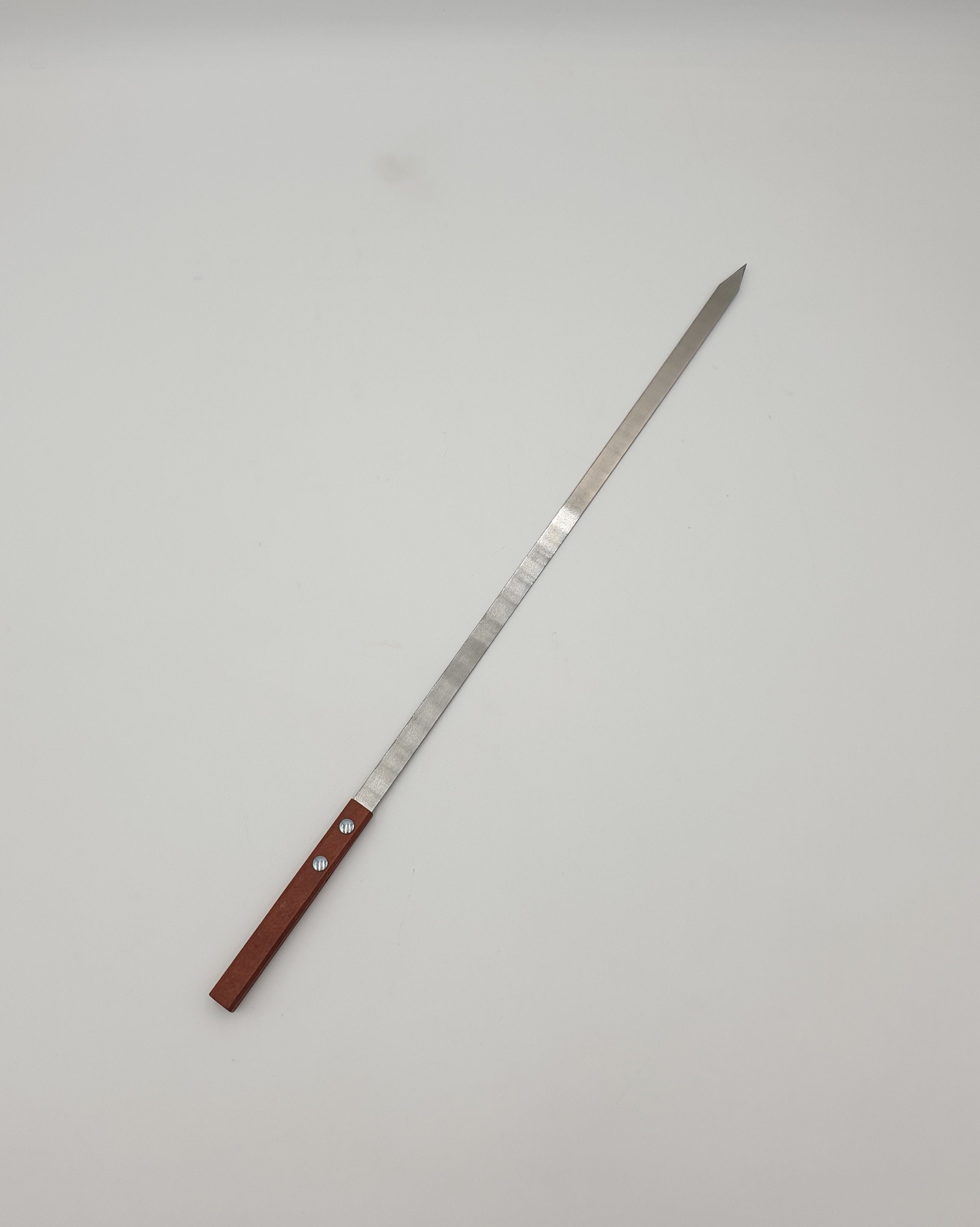 23x0.5 Inch BBQ Skewers with Wooden Handle - Perfect for Grilling, Kebabs, and Outdoor Cooking