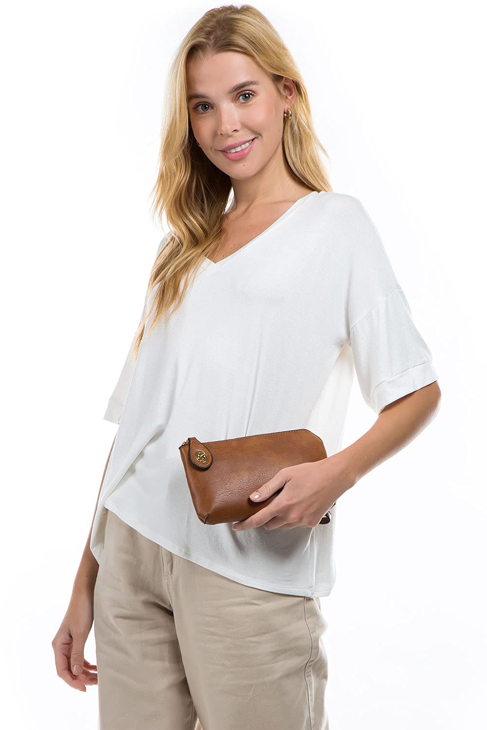 LOVESOME Women's Small Crossbody Bag - Stylish Wristlet Clutch for Daily Use & Parties