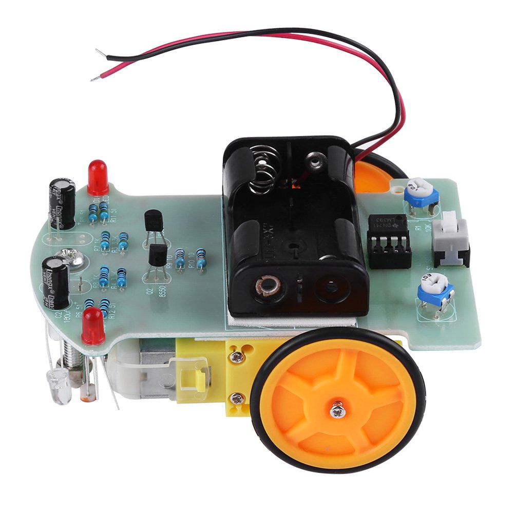 Zyyini Smart Car DIY Kit - Intelligent Tracking Robot Car Building Set, STEM Educational Toy for Kids & Teens - Perfect for Science Projects & Robotics Learning