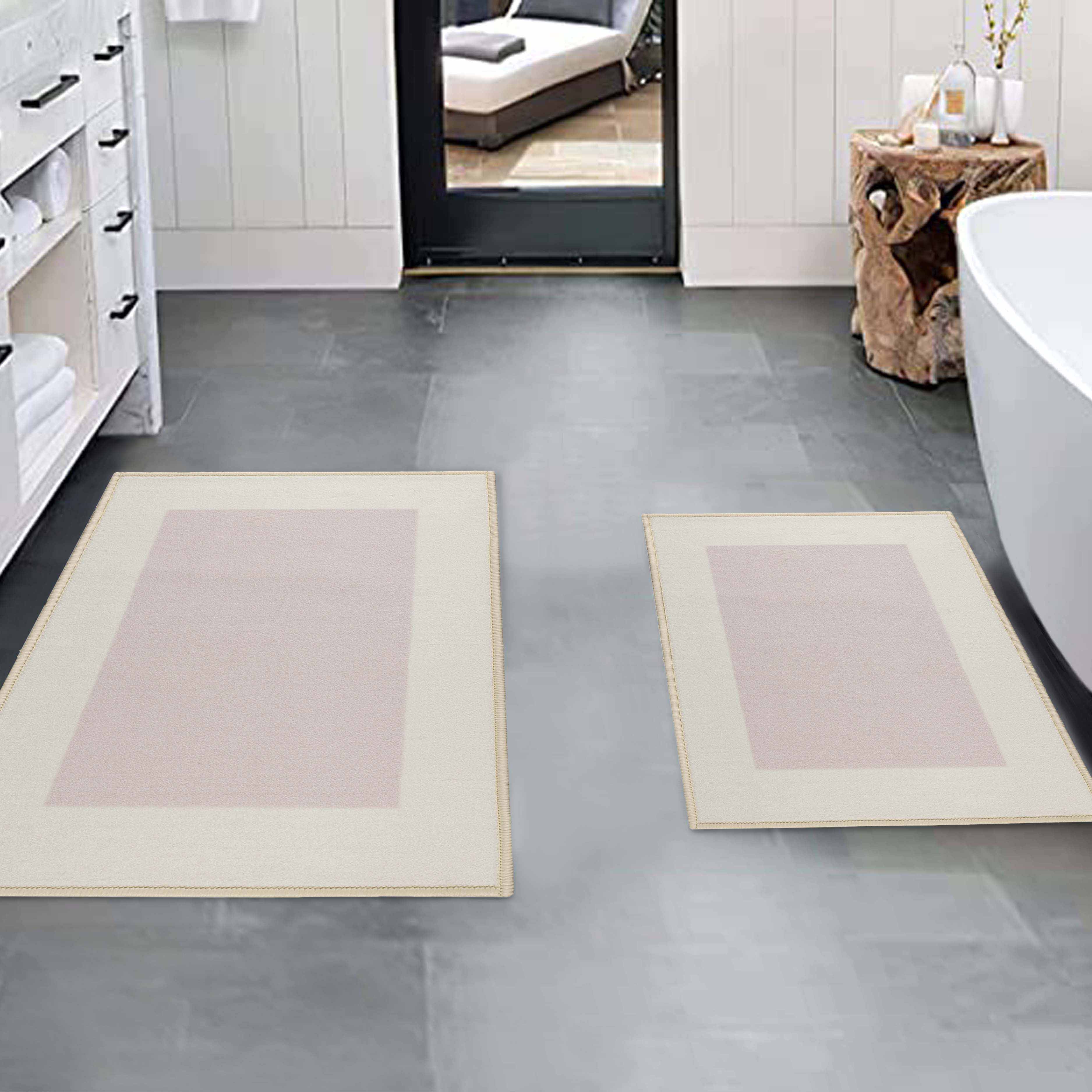 Premium Non-Slip Kitchen Rug Set - Washable Anti-Fatigue Mats for Cooking & Dishwashing - Modern Reno Design for Home, Office & Restaurant Use