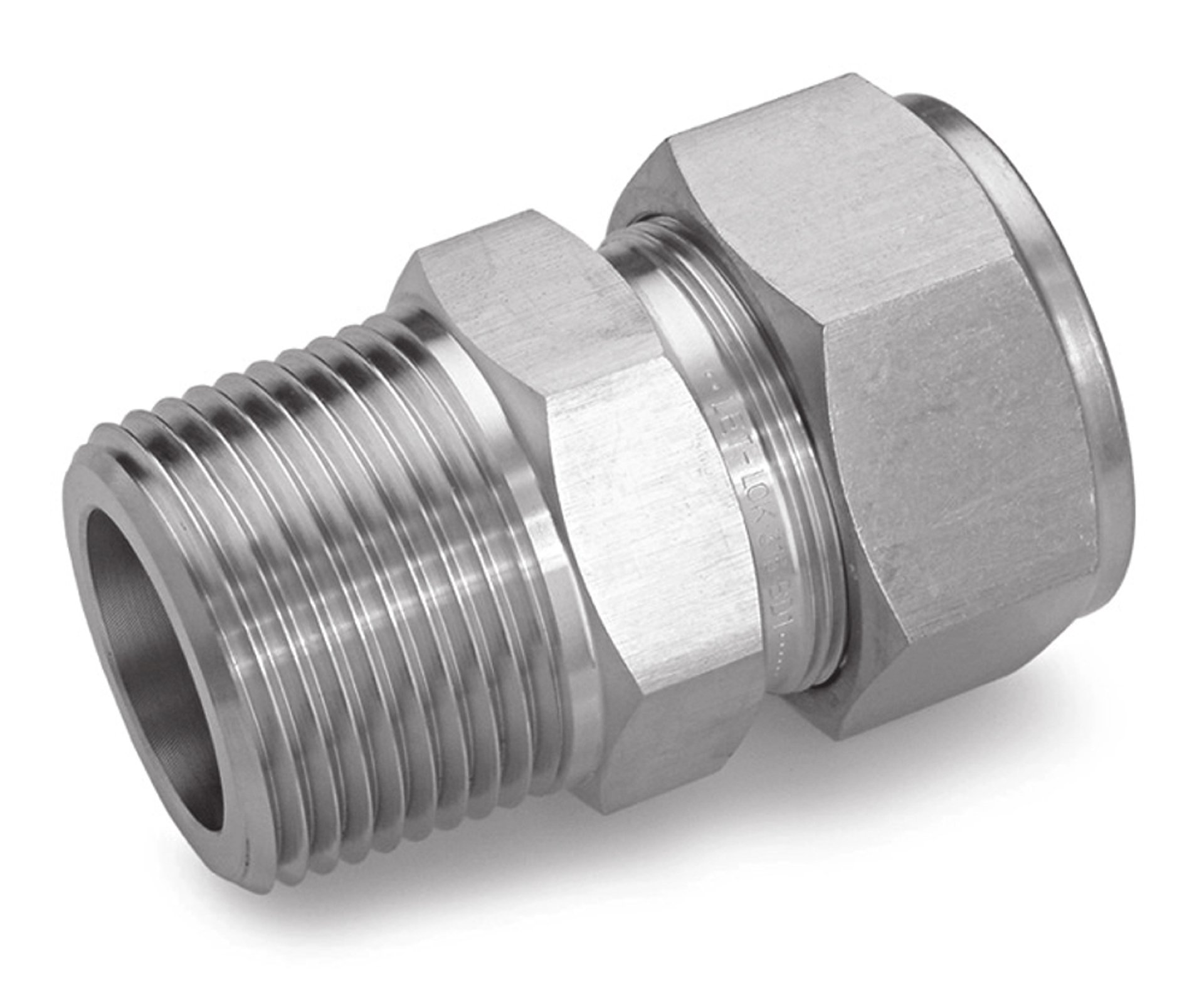 316 Stainless Steel Let-Lok Compression Fitting Adapter - 3/8