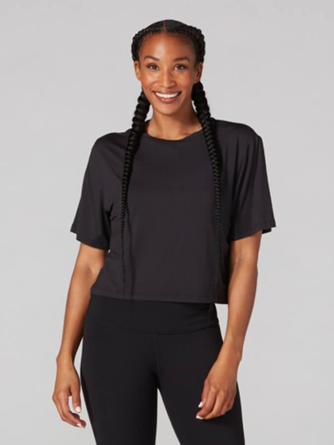 Tavi Crop Top Women's Tee - Stylish Short Sleeve Casual Shirt for Women | Perfect for Summer Outfits, Beach Wear & Street Fashion