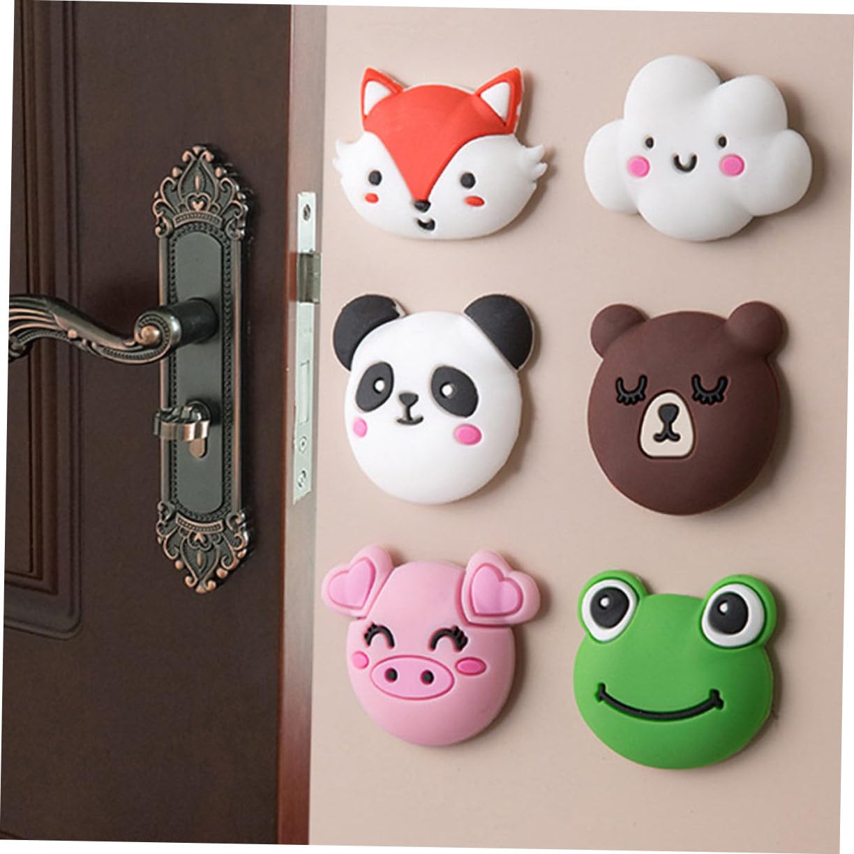 10PCS Adhesive Furniture Bumpers - Non-Slip PVC Anti-Collision Pads for Doors, Walls & Furniture - Clear Protective Stickers for Home, Office & Dorm Use - Prevents Scratches & Damage to Floors & Walls
