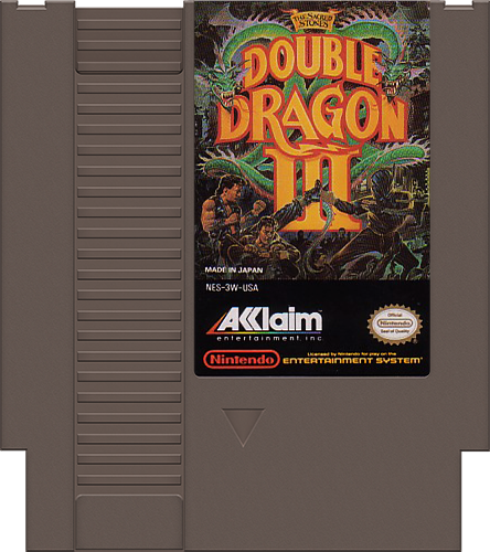 Double Dragon III NES Game Cartridge - Classic Retro Nintendo Entertainment System Game - Perfect for Collectors & Nostalgic Gamers - Play at Home or Gaming Events