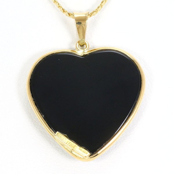 18K Yellow Gold Stone Cameo Necklace - Vintage Elegant Pendant for Women | Perfect for Weddings, Anniversaries & Special Occasions