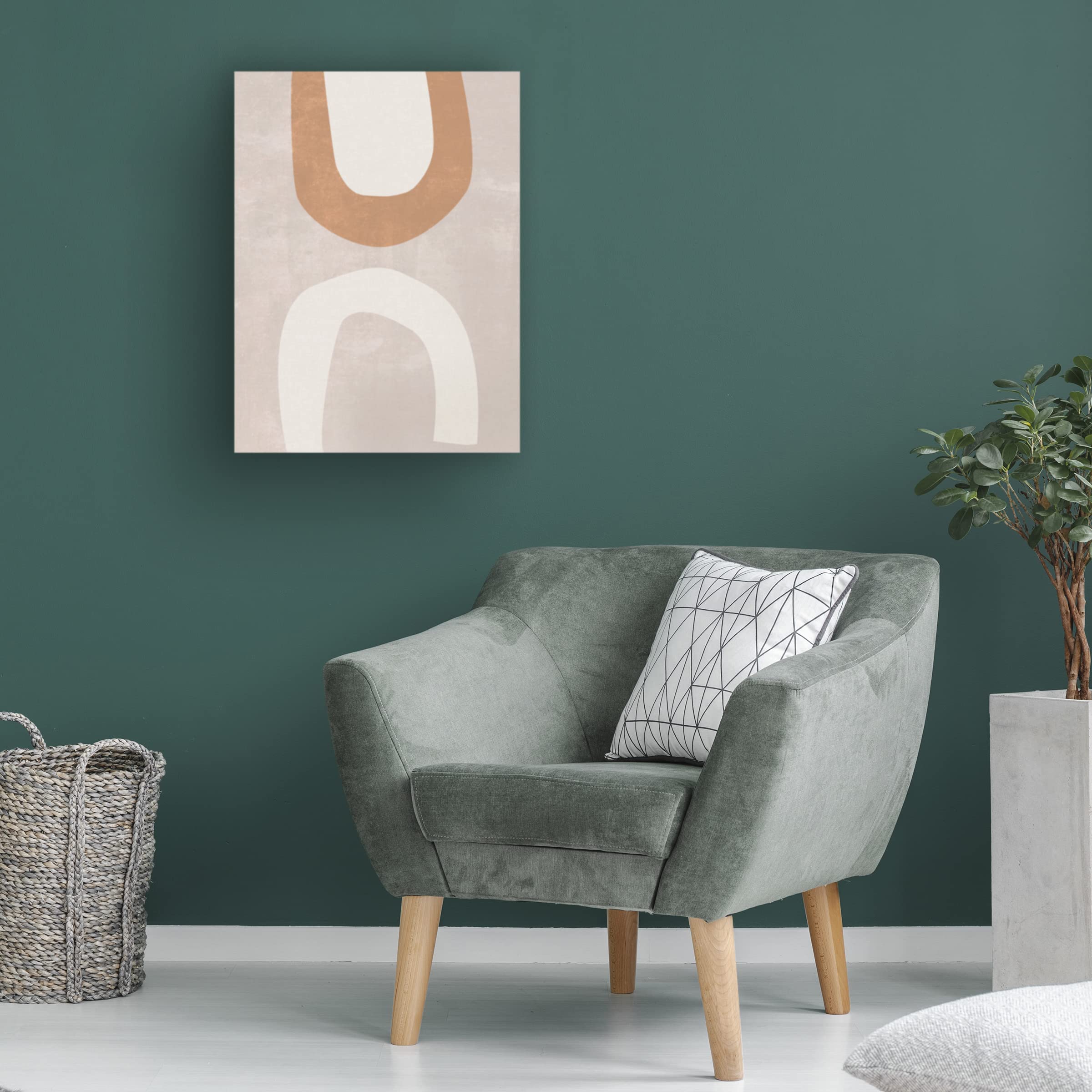 Trademark Fine Art 'Sun Temple IV' Canvas Wall Art by Melissa Wang - Perfect for Living Room, Bedroom & Office Decor