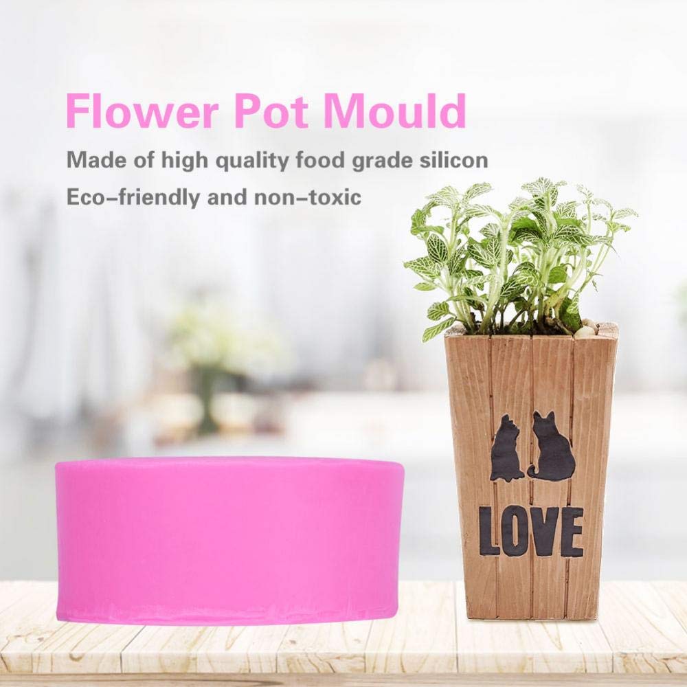 Premium Silicone Candle Mold & Flower Pot - Versatile Candle Holder, DIY Soap Making Mold, Succulent Planter (BK1077) | Perfect for Home Decor, Wedding Centerpieces & Handmade Craft Projects