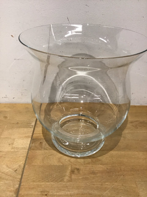 10.5 Inch Glass Hurricane Vase - Elegant Candle Holder for Weddings, Home Decor, and Centerpieces - Perfect for Floral Arrangements and Table Settings