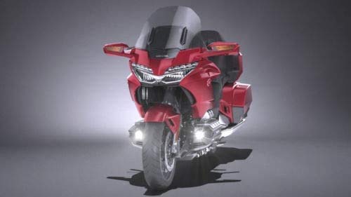 White LED Halo Fog Lights Kit for 2018-2024 Honda Gold Wing - Durable Driving Lights with Bright Halo Ring - Perfect for Night Riding, Foggy Conditions & Enhanced Road Visibility