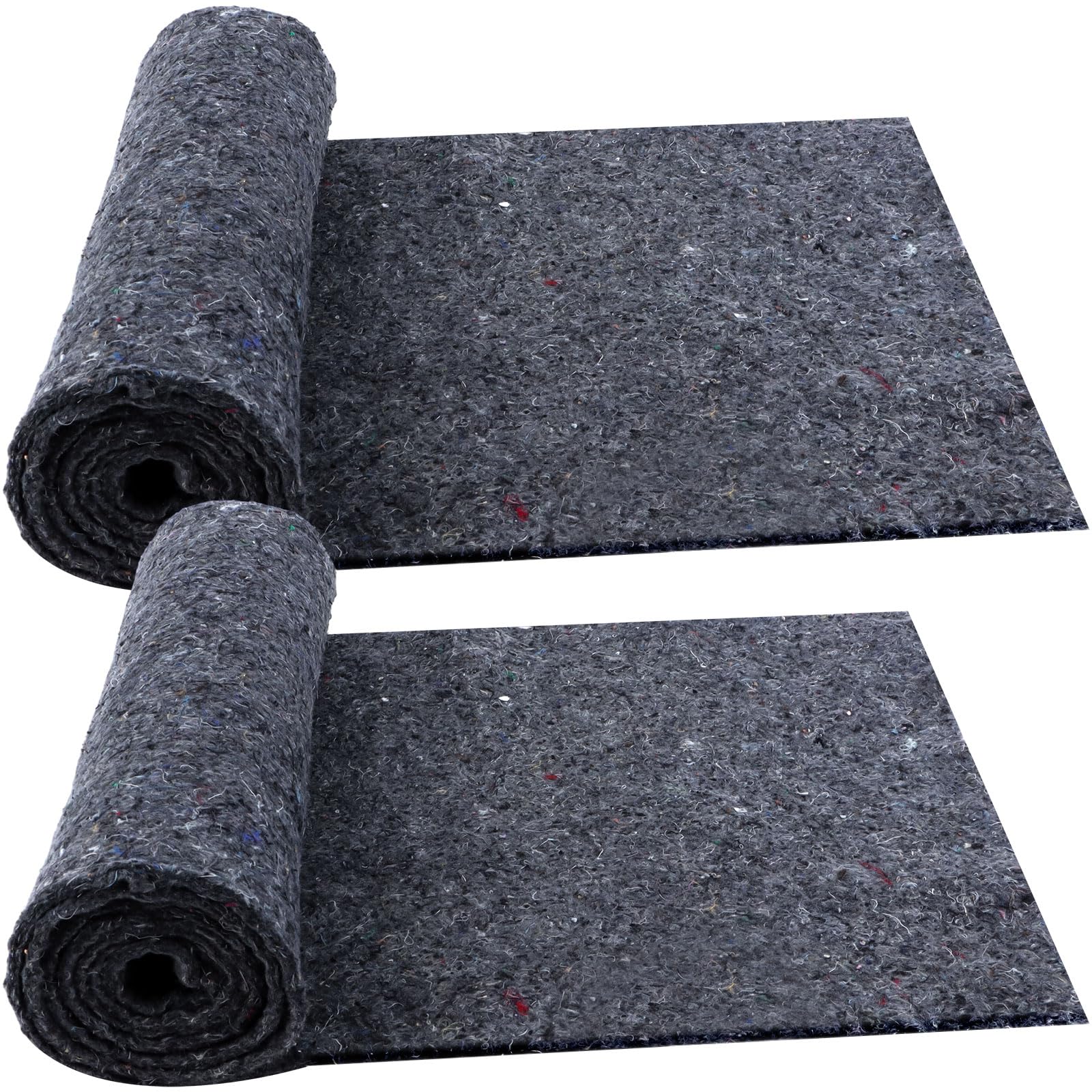 2 Pack Dishwasher Insulation Blanket 16x96x0.2 Inches - Cotton Soundproofing Acoustic Blanket for Noise Reduction, Washing Machine, Oven, Stove, Wall Pipe - Perfect for Home Kitchen & Laundry Room (Grey)