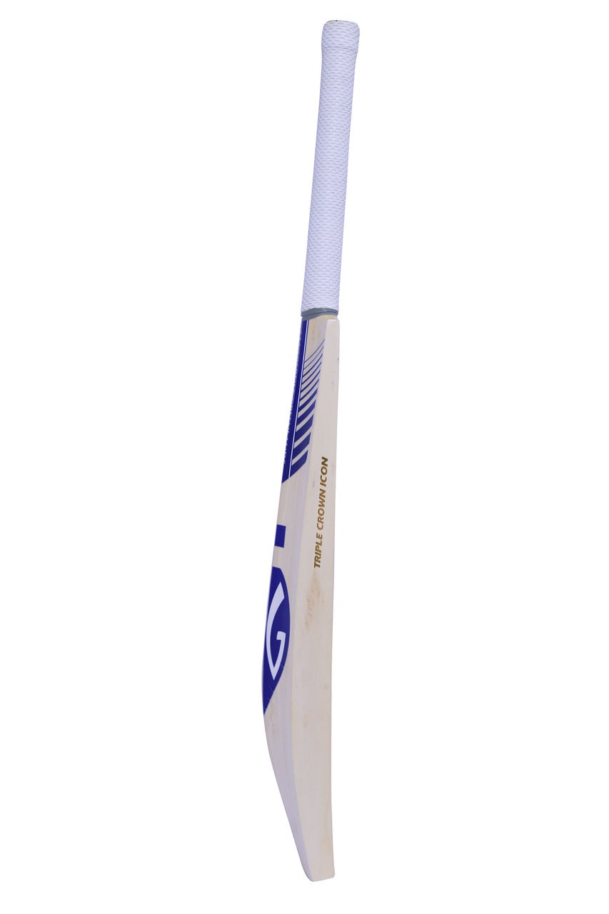 Premium SG Triple Crown Icon English Willow Cricket Bat - Professional Grade for Matches & Training | Perfect for Club, League & Tournament Play