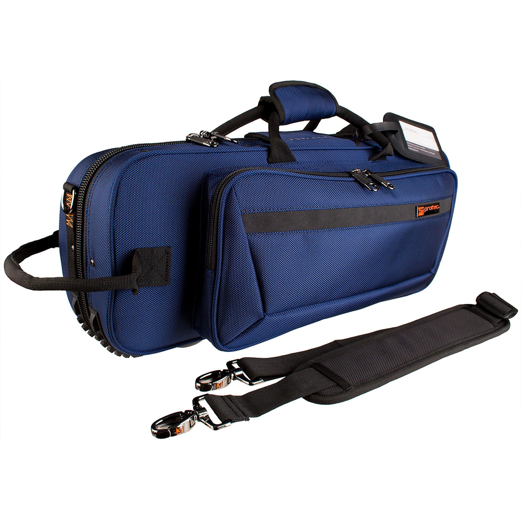 Protec Trumpet Contoured PRO PAC Case - Durable Blue Instrument Case for Trumpets (Model PB301CTBX) | Perfect for Musicians, Band Practice & Travel Protection