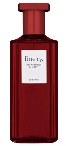 Fine'ry Not Another Cherry Body Mist Fragrance Spray - 5 fl oz | Long-Lasting Sweet Cherry Scent for Women | Perfect for Daily Wear, Date Nights & Special Occasions